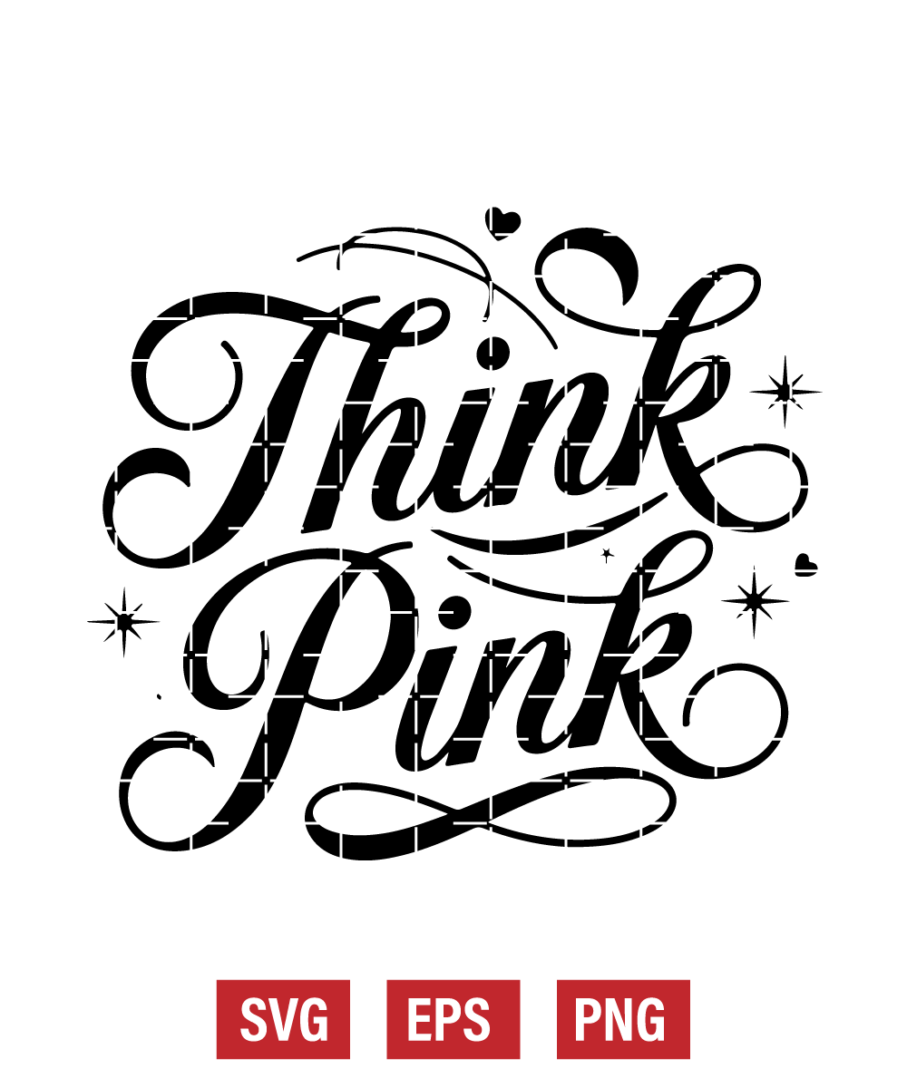 Think Pink Svg