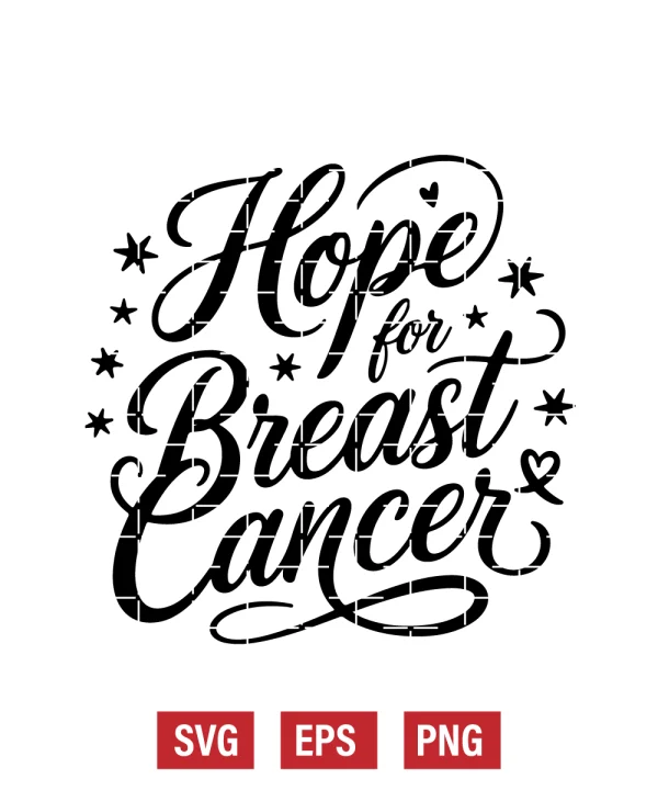 Hope for Breast Cancer Svg