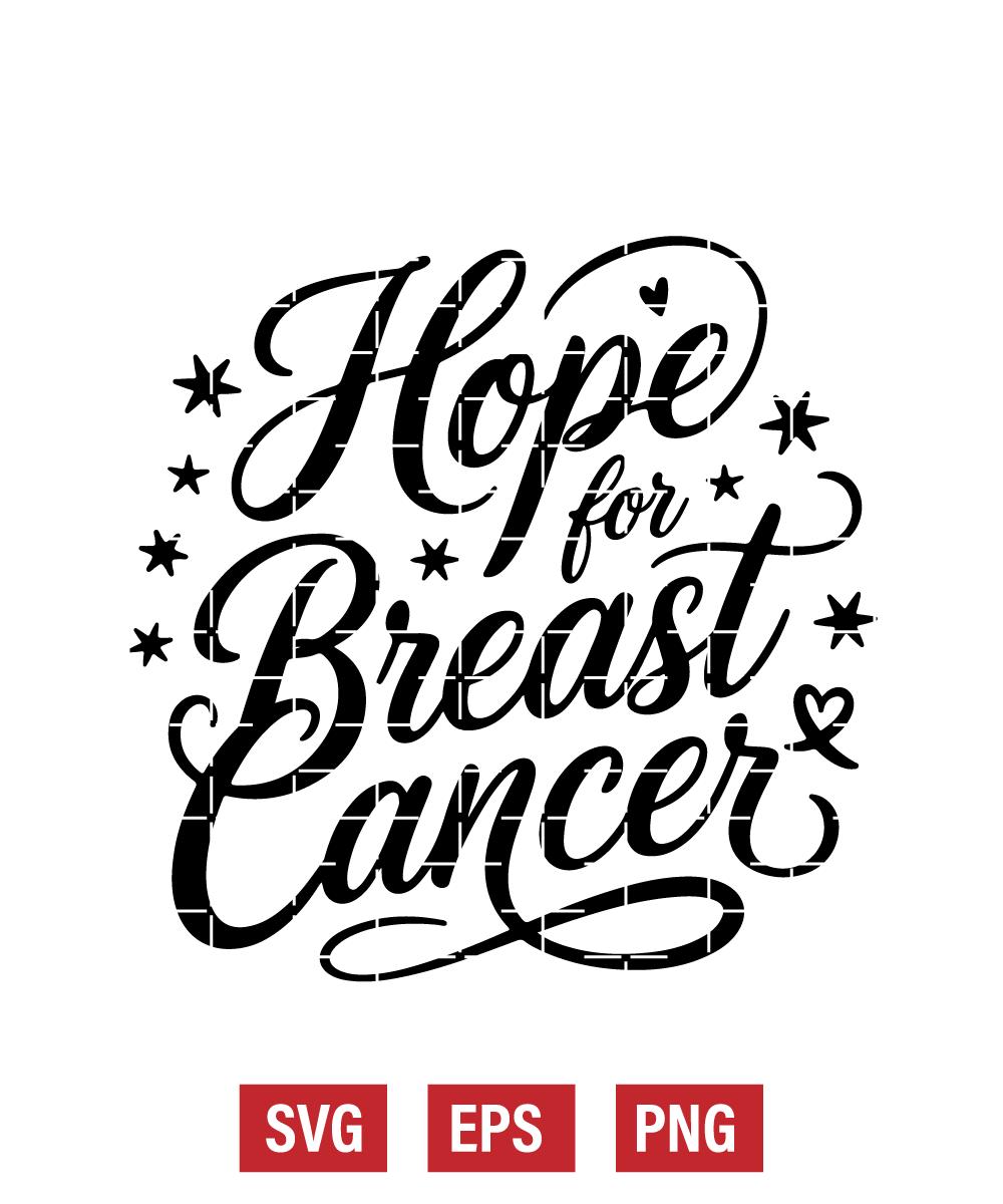 Hope for Breast Cancer Svg