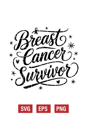 Breast Cancer Survivor Svg