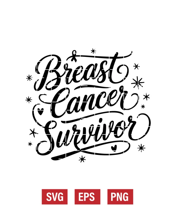 Breast Cancer Survivor Svg