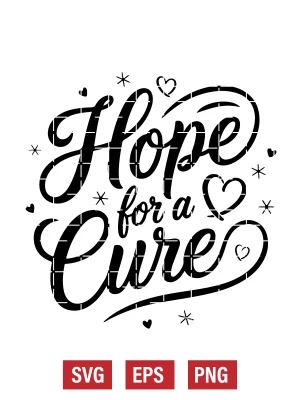 Hope for a Cure Svg
