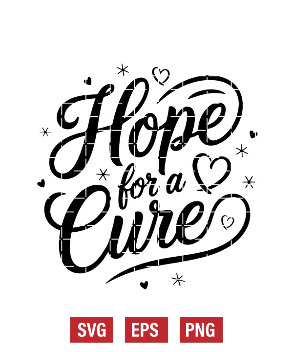 Hope for a Cure Svg