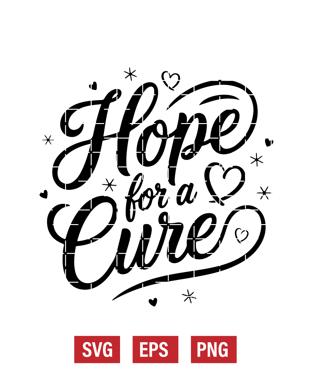 Hope for a Cure Svg