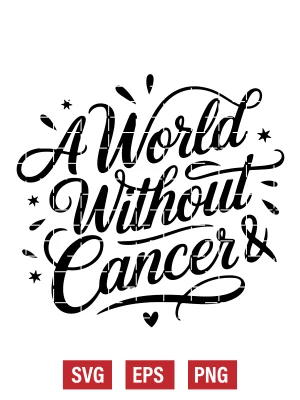 A World Without Cancer Svg