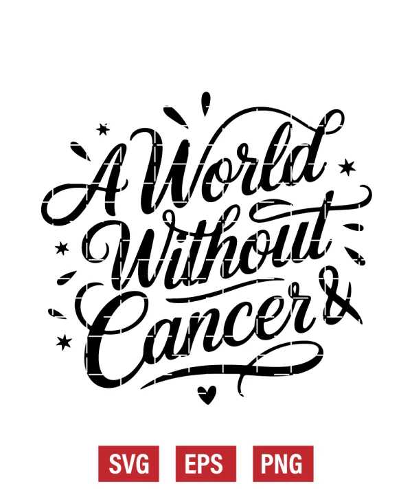A World Without Cancer Svg