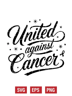 United Against Cancer Svg