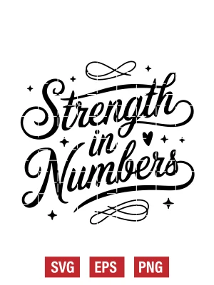 Strength in Numbers Svg