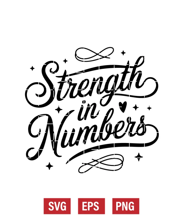 Strength in Numbers Svg