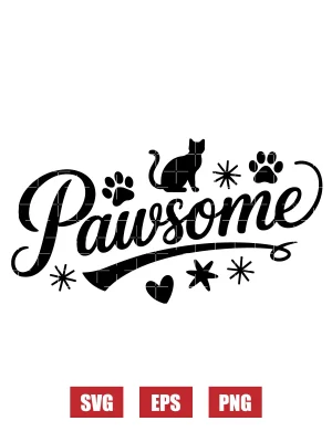 Pawsome Svg