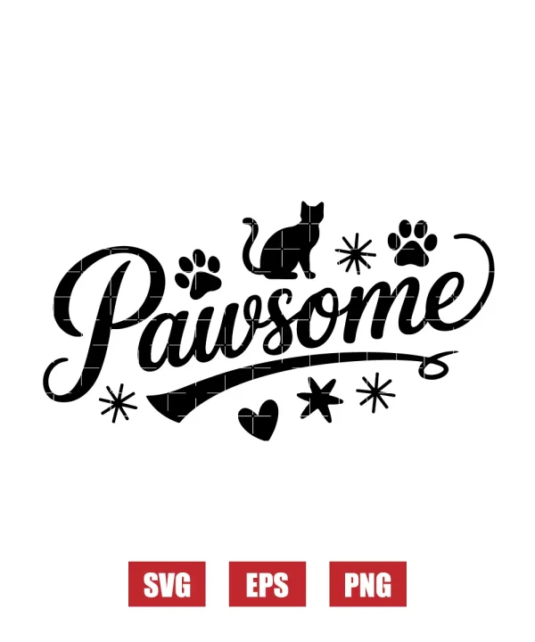 Pawsome Svg