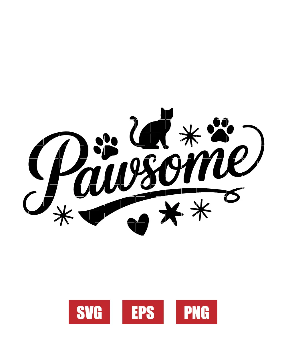Pawsome Svg