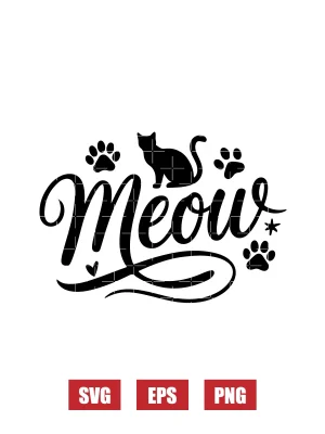 Meow Svg