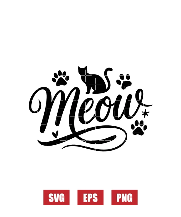 Meow Svg