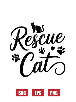 Rescue Cat Svg
