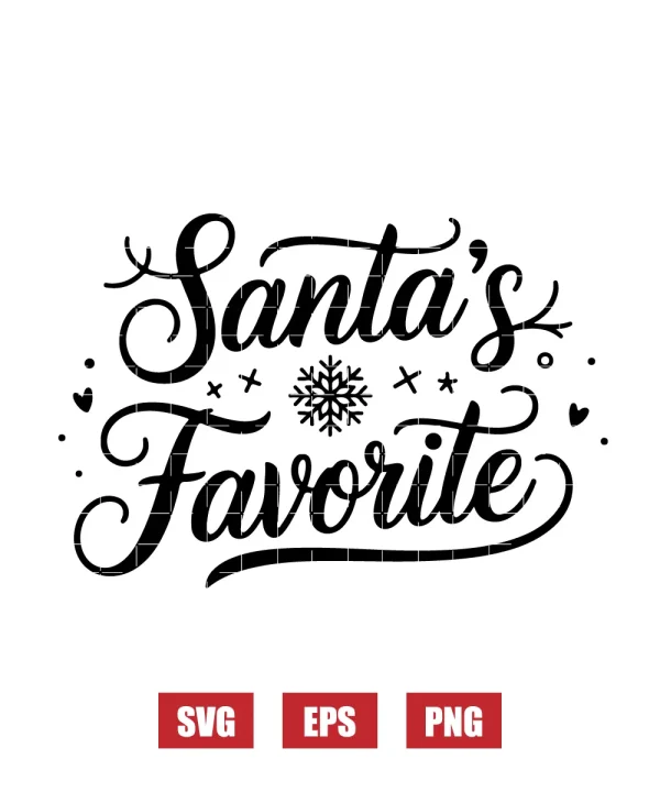 Santa's Favorite Svg
