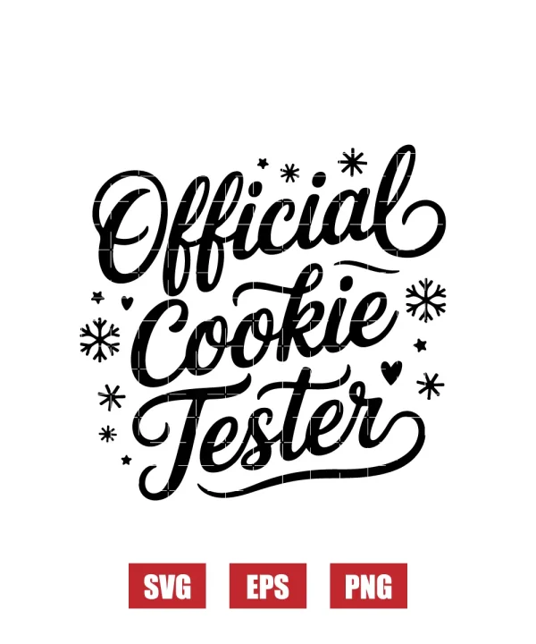 Official Cookie Tester Svg
