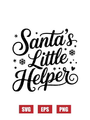 Santa's Little Helper Svg