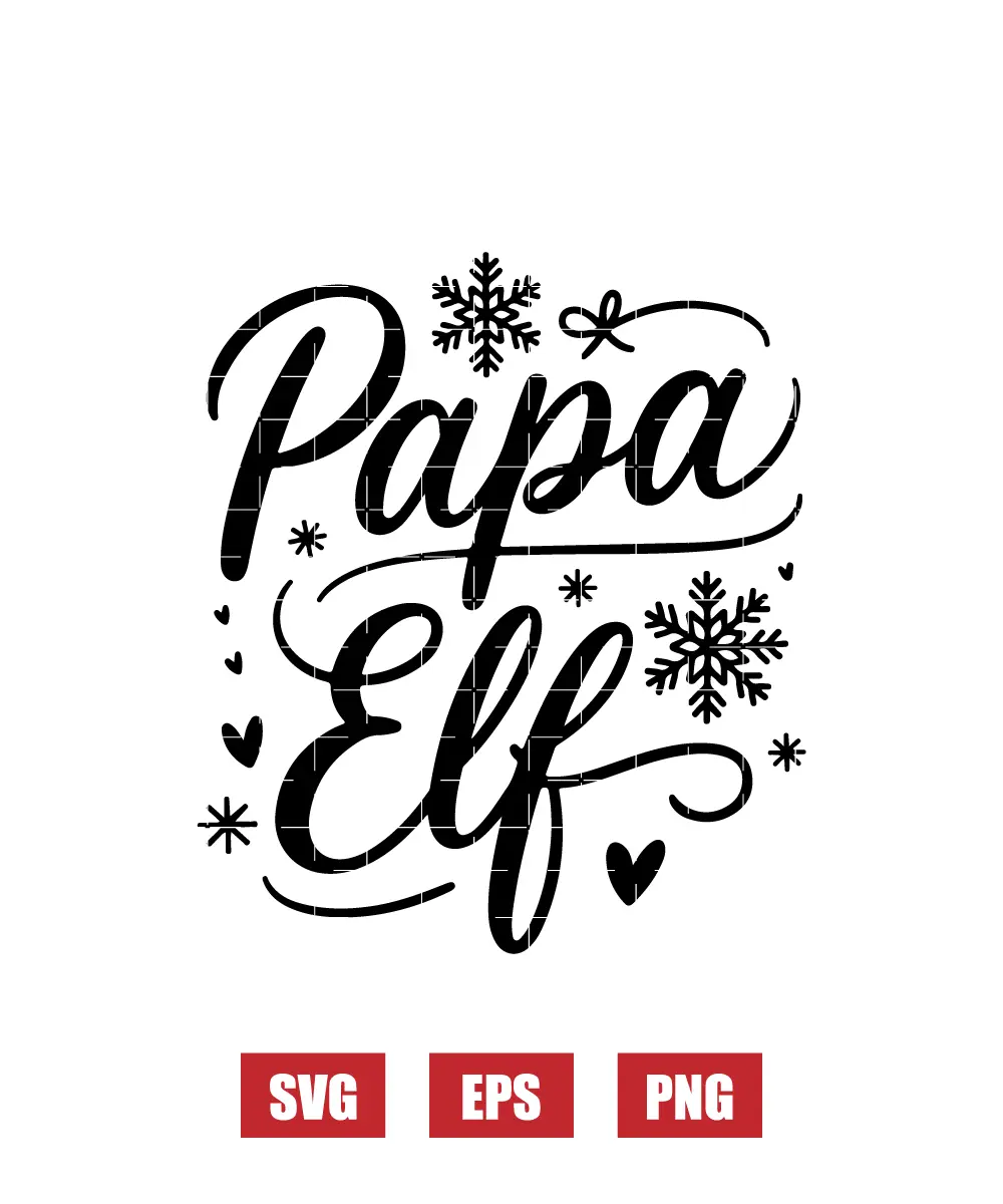 Papa Elf Svg