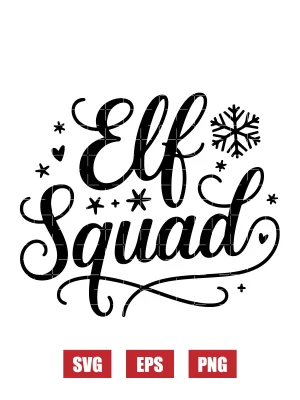 Elf Squad Svg