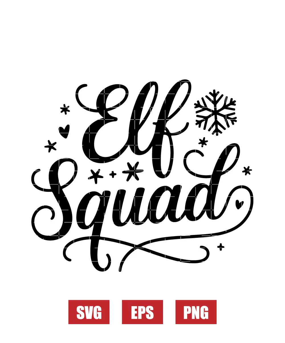 Elf Squad Svg
