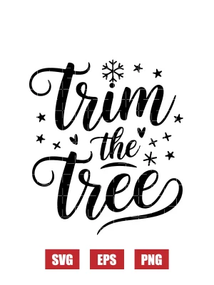Trim the Tree Svg