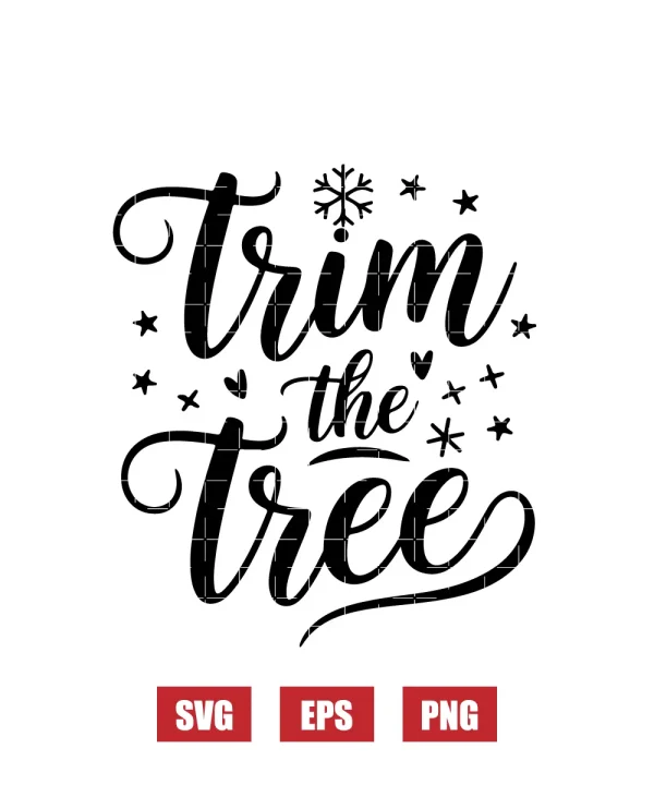 Trim the Tree Svg