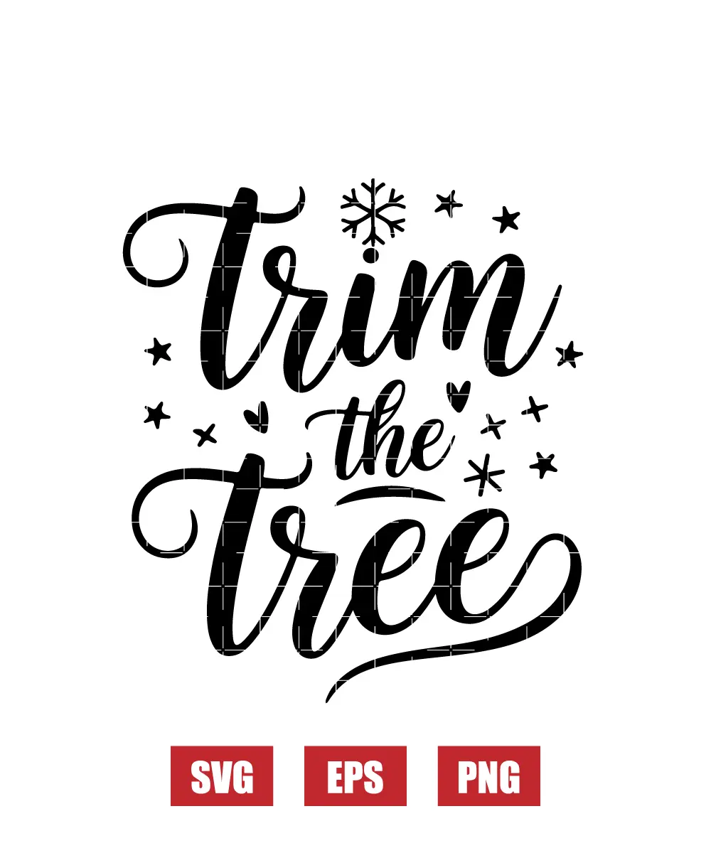 Trim the Tree Svg
