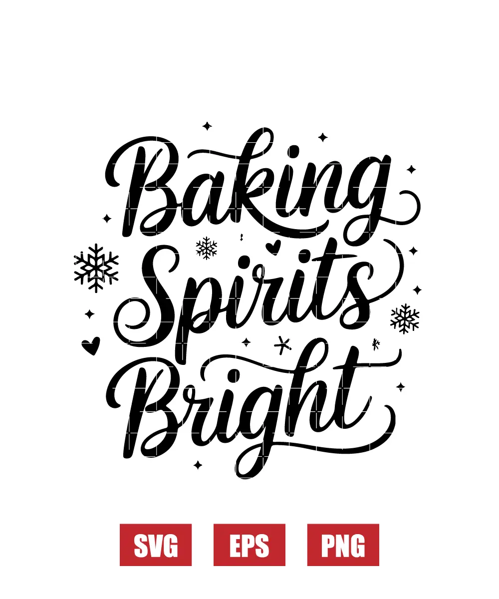 Baking Spirits Bright Svg