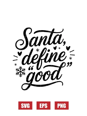 Santa, define good Svg