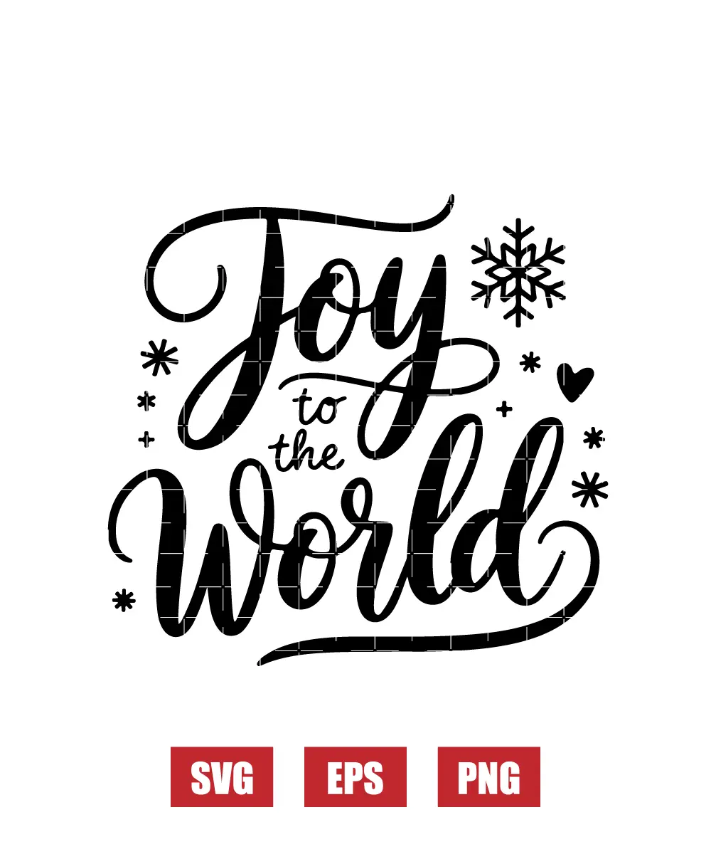 Joy to the World Svg