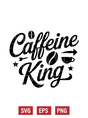 Caffeine King Svg