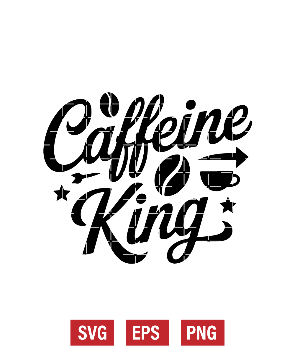 Caffeine King Svg
