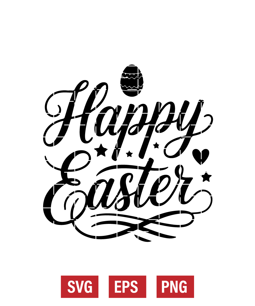 Happy Easter Svg