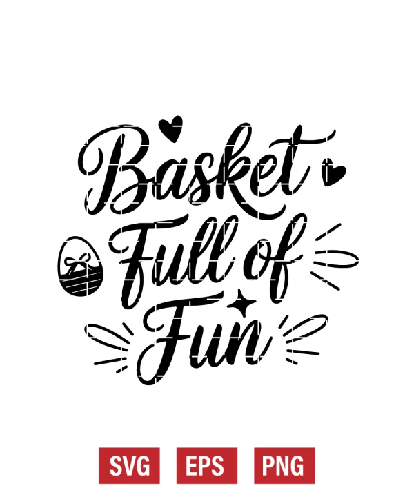 Basket Full of Fun Svg