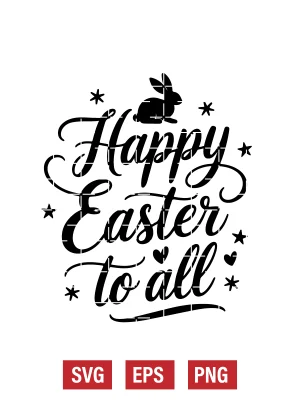 Happy Easter to All Svg