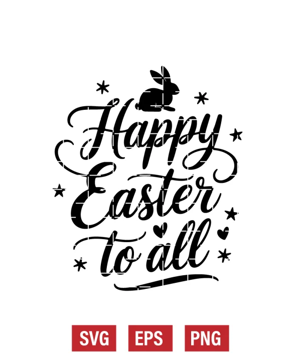 Happy Easter to All Svg