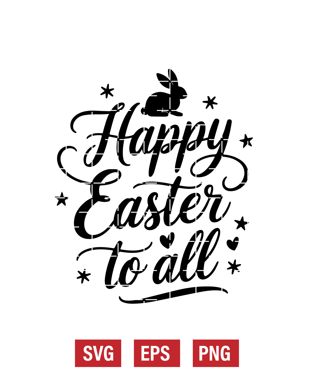 Happy Easter to All Svg
