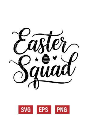 Easter Squad Svg
