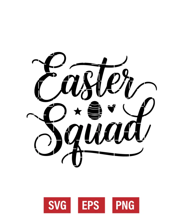 Easter Squad Svg