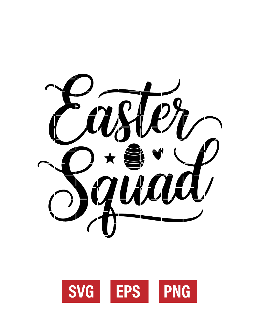 Easter Squad Svg