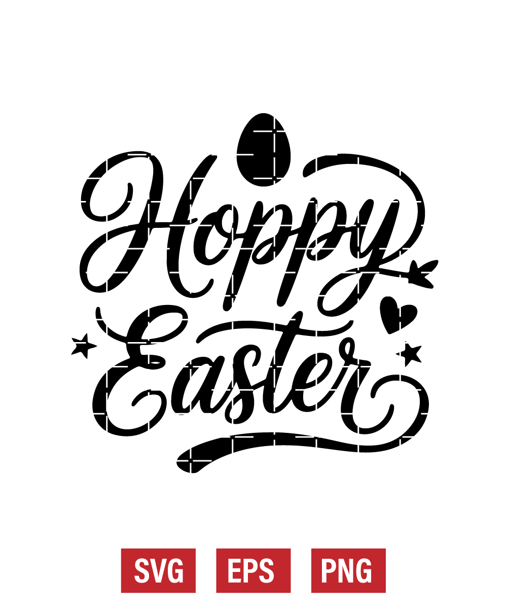 Hoppy Easter Svg