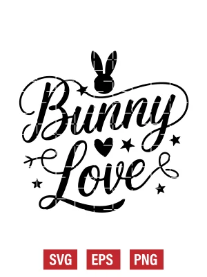 Bunny Love Svg