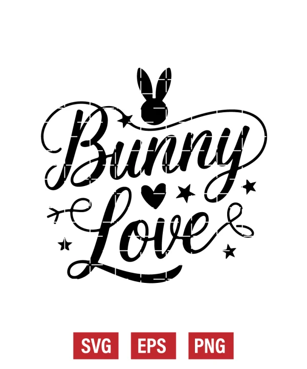 Bunny Love Svg