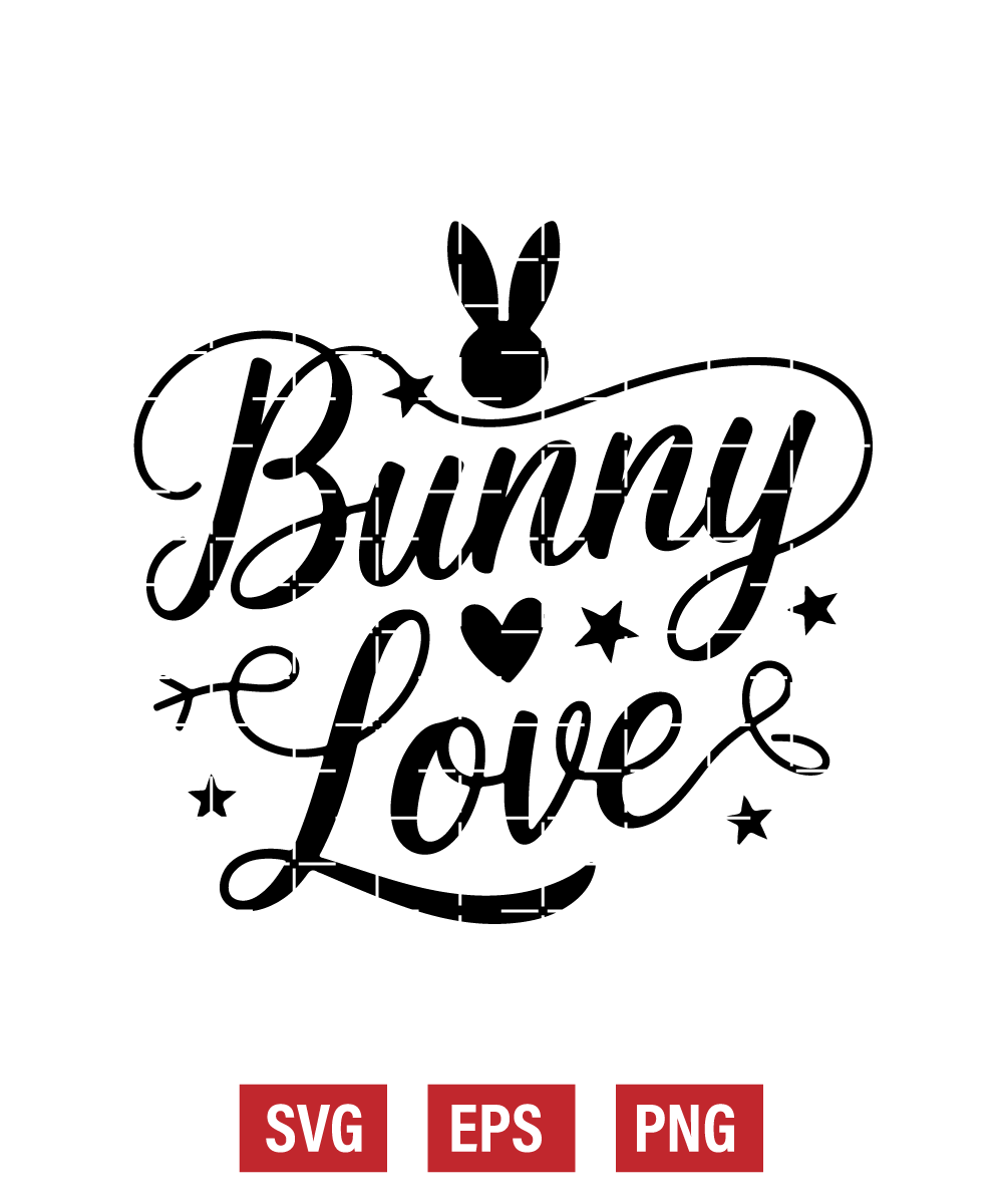 Bunny Love Svg