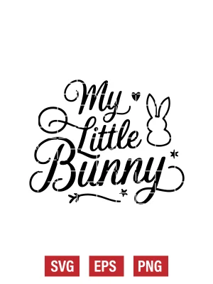 My Little Bunny Svg