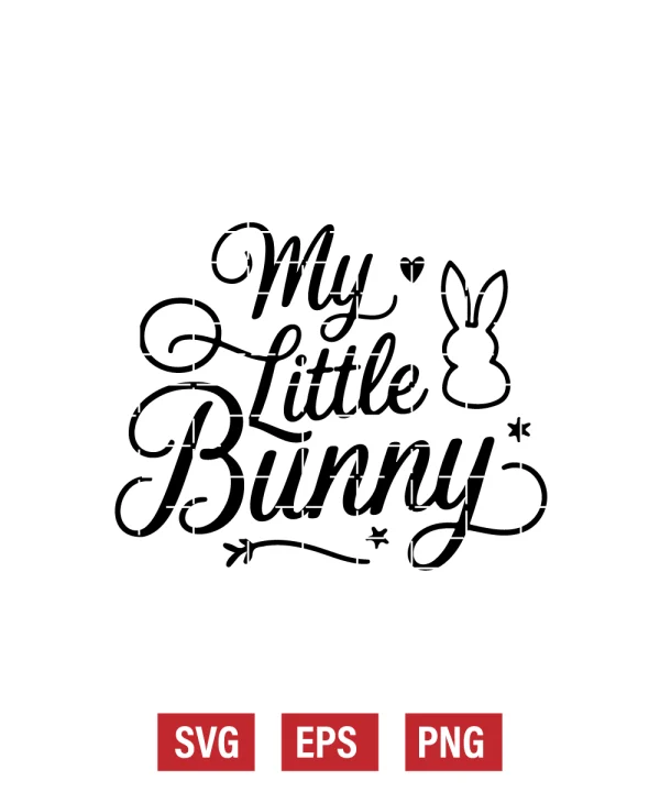 My Little Bunny Svg