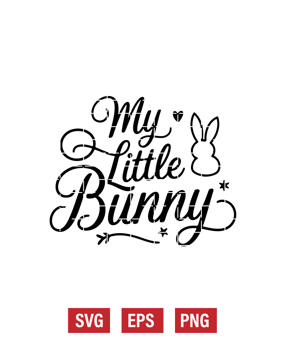 My Little Bunny Svg
