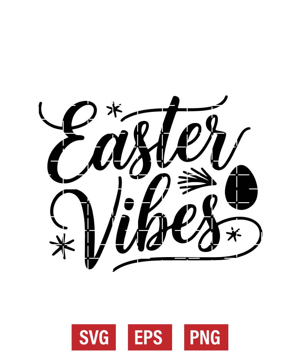 Easter Vibes Svg
