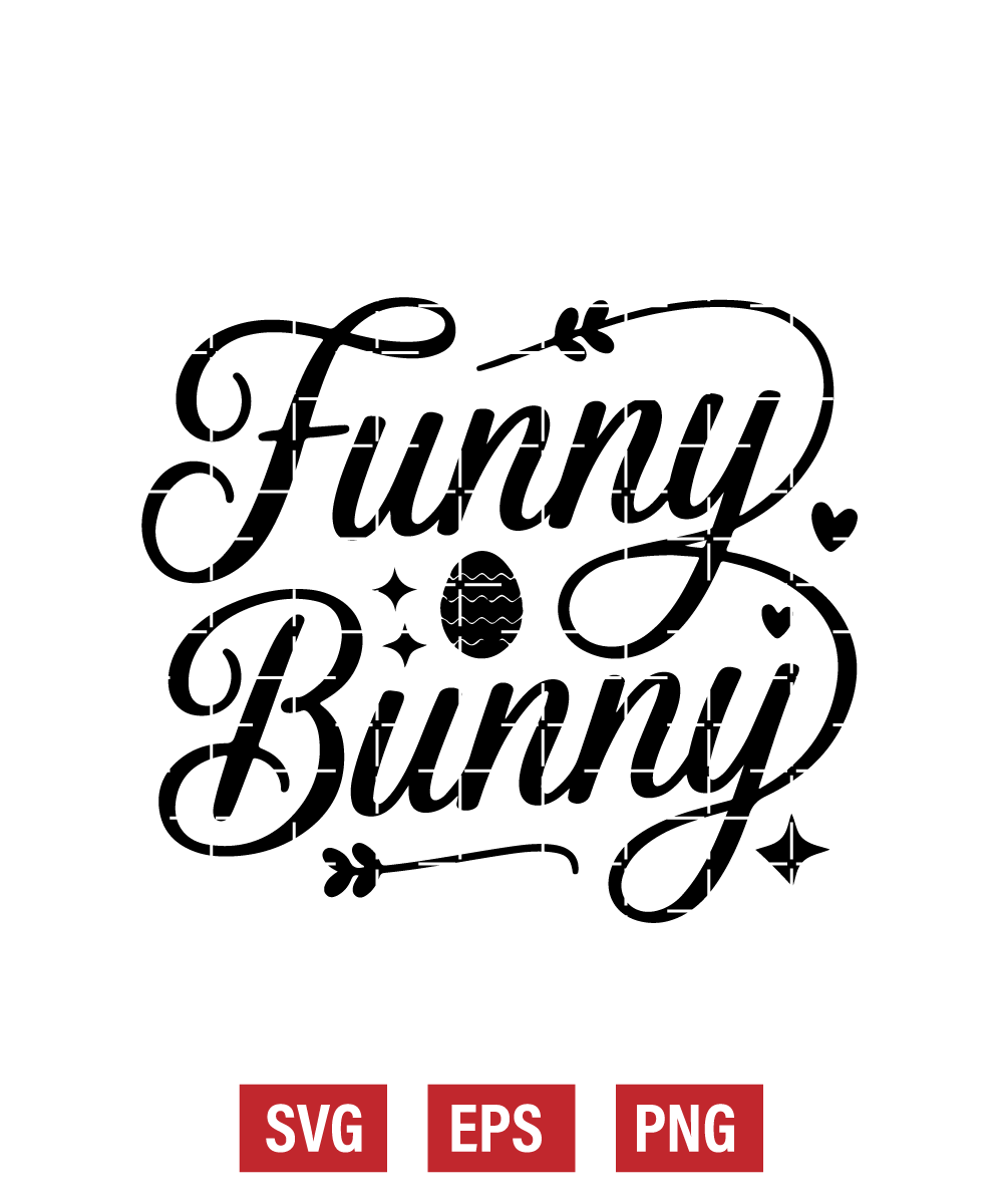 Funny Bunny Svg